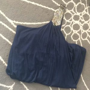 One-shoulder bubble dress